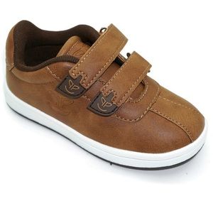 New! Baby Boy 💙 Leather Velcro Shoes - Size 4